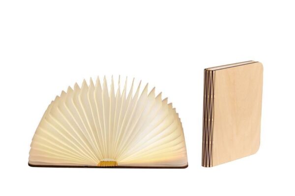 LEDR Boek Lamp Maple Small