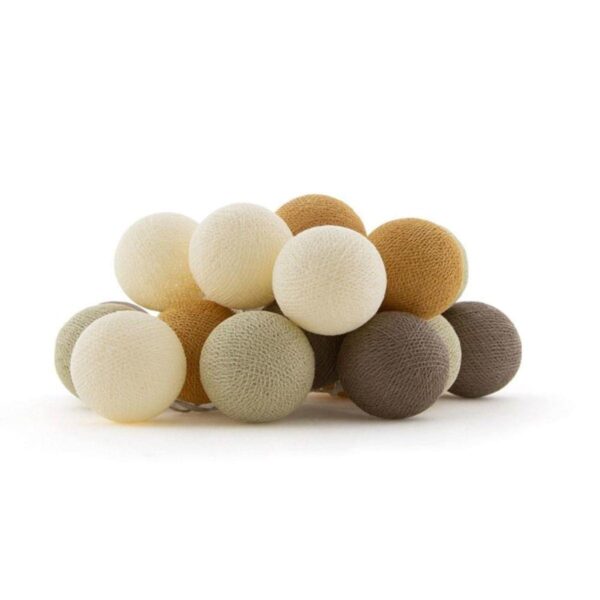 Cotton Ball Lights Outdoor Glamping Starter kit Bruin
