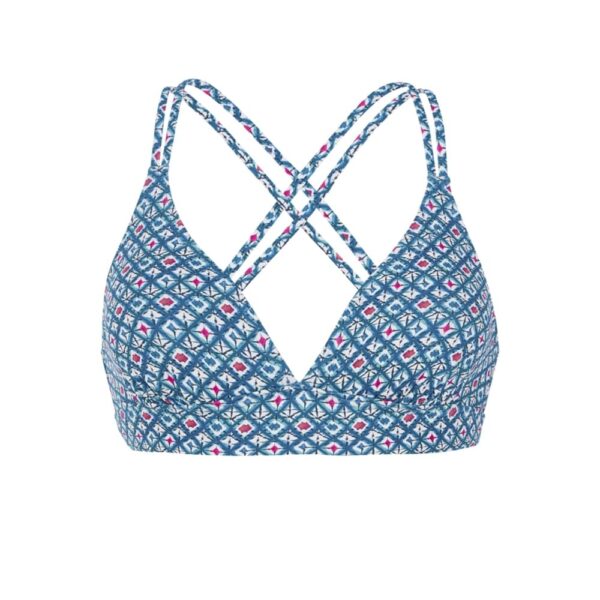 Protest MixSupero Triangle Bikini Top Dames Blauw