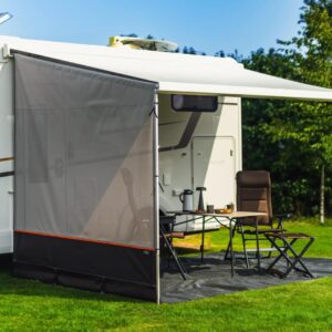 Reda - Adventure Side 250 Mesh Links voor Thule en Fiamma Cassetteluifels