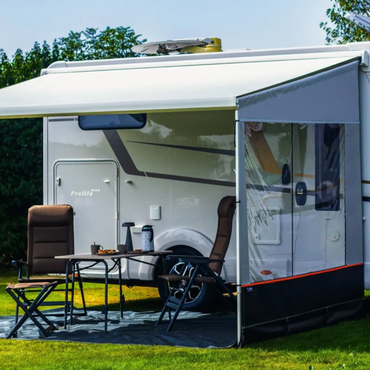 Reda - Adventure Side 250 Raam Rechts voor Thule en Fiamma Cassetteluifels